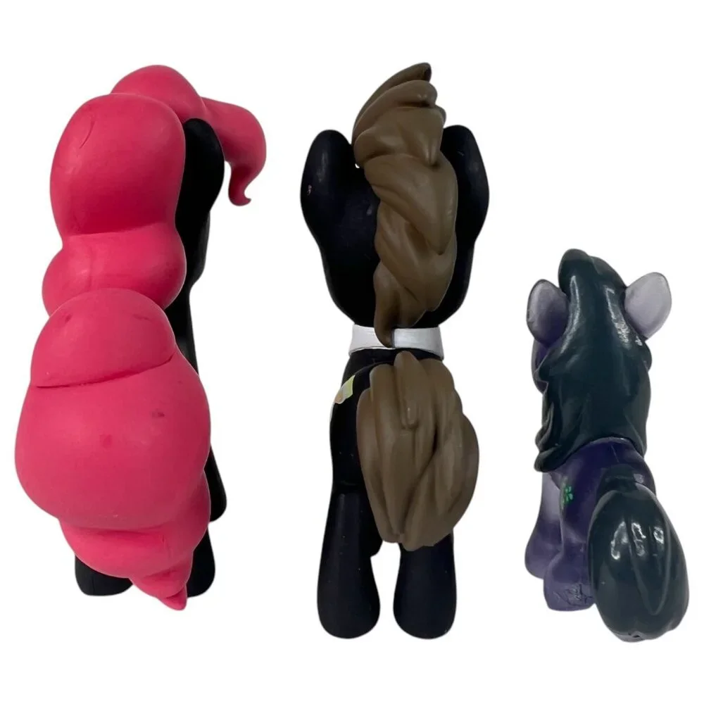 3 Funko My‎ Little Pony Black Lucky Clover dr Hooves Pinkie Pie Lot Mystery Mini